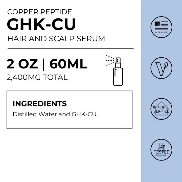 GHK-Cu Copper Peptiden Hair and Scalp Serum